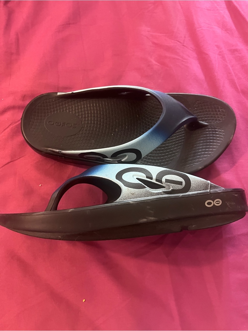 OOFOS Ooriginal Sport Sandal Azul 
size 8
